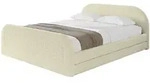 Altdecor Polsterbett, Taupe, Textil, H3 + H4, 160x200 cm, Schlafzimmer, Betten,