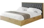 Altdecor Polsterbett, Anthrazit, Textil, 120x200 cm, Schlafzimmer, Betten,
