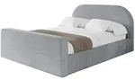 Altdecor Polsterbett, Hellgrau, Textil, H3 + H4, 160x200 cm, Schlafzimmer,...
