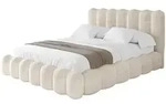 Altdecor Polsterbett, Creme, Textil, H3 + H4, 140x200 cm, Schlafzimmer, Betten,