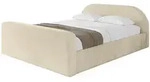 Altdecor Polsterbett, Ecru, Textil, H3 + H4, 180x200 cm, Schlafzimmer, Betten,