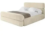 Altdecor Polsterbett, Ecru, Textil, H3 + H4, 120x200 cm, Schlafzimmer, Betten,