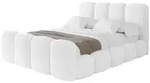 Altdecor Polsterbett, Wei&szlig;, Textil, H3 + H4, 200x200 cm, Schlafzimmer, Betten,