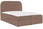 Mirjan24 Boxbett, Braun, Kunststoff, H&ouml;he ca. 19 cm, Rechteckig, 200x200 cm,