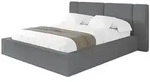 Altdecor Polsterbett, Graphit, Textil, 140x200 cm, Schlafzimmer, Betten,