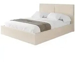 Altdecor Polsterbett, Creme, Textil, H3 + H4, 200x200 cm, Schlafzimmer, Betten,
