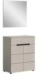 Mid.you Garderobe, Grau, Kaschmir, Holzwerkstoff, 2-teilig, 80x190x37 cm, Garderobe,