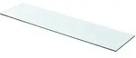 vidaXL Regalboden, Transparent, Glas, 20x0.8x80 cm, Wohnzimmer, Regale, Wandregale