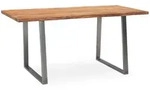 Kadima Design Schreibtisch, Akazie, Metall, Echtholz,Akazie, Rechteckig,Rechteckig,