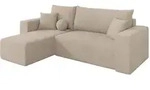 Altdecor Ecksofa, Sahara, Kunststoff, 3-Sitzer, L-Form, 249x139 cm, Wohnzimmer, Sofas
