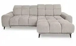 Beautysofa Ecksofa, Beige, Textil, L-Form, 275x182 cm, Wohnzimmer, Sofas &...