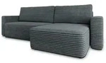 Masseno Ecksofa, Grau, Holz, 4-Sitzer, L-Form,L-Form, 280x162 cm, Wohnzimmer,...