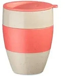 Koziol Thermobecher, Rot, Kunststoff, Rund, Kaffee & Tee, Tassen, Thermobecher