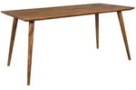 Kadima Design Esstisch, Braun, Holz, Echtholz, Rechteckig,Rechteckig, Stativgestell,