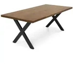 Idimex Esstisch, Schwarz, Metall, Metall, Mode, Rechteckig, 200x75x100 cm,...