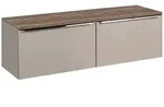 Petits-meubles Waschtischunterschrank, Taupe, Holzwerkstoff, 160x48x46 cm,