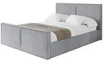 Altdecor Polsterbett, Hellgrau, Textil, 200x200 cm, Schlafzimmer, Betten,