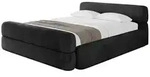 Altdecor Polsterbett, Schwarz, Textil, 180x200 cm, Schlafzimmer, Betten,