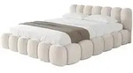 Altdecor Polsterbett, Beige, Textil, H3 + H4, 180x200 cm, Schlafzimmer, Betten,