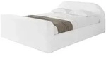 Altdecor Polsterbett, Wei&szlig; Hochglanz, Textil, 120x200 cm, Schlafzimmer, Betten,