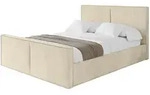Altdecor Polsterbett, Ecru, Textil, H3 + H4, 120x200 cm, Schlafzimmer, Betten,