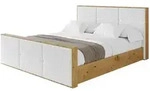Altdecor Polsterbett, Wei&szlig;, Textil, H3 + H4, 180x200 cm, Schlafzimmer, Betten,