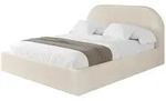 Altdecor Polsterbett, Creme, Textil, H3 + H4, 140x200 cm, Schlafzimmer, Betten,