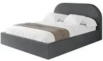 Altdecor Polsterbett, Anthrazit, Textil, H3 + H4, 120x200 cm, Schlafzimmer,...