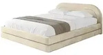 Altdecor Polsterbett, Ecru, Textil, H3 + H4, 120x200 cm, Schlafzimmer, Betten,
