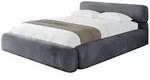 Altdecor Polsterbett, Dunkelgrau, Textil, H3 + H4, 180x200 cm, Schlafzimmer,...