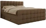 MKS Boxspringbett, Braun, Kunststoff, 2-Sitzer, H3, 7-Zonen, Rechteckig,...