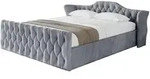 Altdecor Polsterbett, Grau, Textil, 140x200 cm, Schlafzimmer, Betten,...
