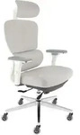 Clouvou B&uuml;rostuhl, Beige, Metall, Kunststoff, 1-Sitzer, F&uuml;llung: Schaumstoff,
