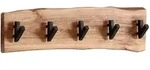 Kadima Design Wandgarderobe, Braun, Holz, Echtholz,Akazie, Organisch, 60x17x9 cm,