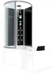 AcquaVapore by Sandra Jentho Whirlpool, Schwarz, Glas, Kunststoff, Metall,