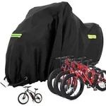 Fahrradabdeckung, Schwarz, Textil, 112x112x210 cm, Freizeit, Sport & Fitness,