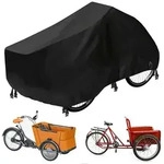 Lastenfahrrad, Schwarz, Textil, 100x100x220 cm, Freizeit, Sport & Fitness,