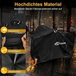 Fahrradabdeckung, Schwarz, Textil, 110x95x210 cm, Freizeit, Sport & Fitness,