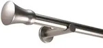 Deco-Raum Gardinenstange, Silber, Metall, 260 cm, Wohntextilien, Gardinen &
