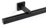 Deco-Raum Gardinenschiene, Schwarz, Metall, 160 cm, Wohntextilien, Gardinen &