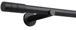 Deco-Raum Gardinenstange, Schwarz, Metall, 600 cm, Wohntextilien, Gardinen &