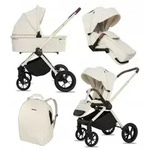 BabyLux Kinderwagen, Wei&szlig;, Textil, 58x98 cm, Baby on Tour, Kinderwagen,