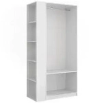 Vicco Kleiderschrank, Wei&szlig;, Holzwerkstoff, Rechteckig, 80x200x50 cm,...