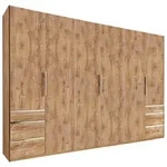 Mid.you Dreht&uuml;renschrank Wimex Level 36A, Eiche, Holzwerkstoff, 3 F&auml;cher, 6