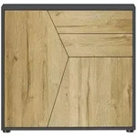 Vladon Kommode, Eiche, Holzwerkstoff, 79x74x36 cm, Wohnzimmer, Kommoden &...