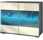Vladon Kommode, Creme, Holzwerkstoff, 92.5x75.5x35 cm, Wohnzimmer, Kommoden &