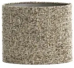 Light & Living Lampenschirm, Grau, Textil, Oval, 15x25x30 cm, Lampen & Leuchten,