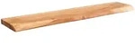 Kadima Design Wandregal, Beige, Holz, Echtholz,Akazie, Rechteckig, 115x4x25 cm,