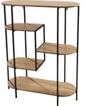 Home Styling Collection B&uuml;cherregal, Braun, Holz, 30x95.5x77 cm, Wohnzimmer,...