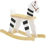 Aiyaplay Kinderschaukelpferd, Schwarz, Holzwerkstoff, Sperrholz, 26x53x68 cm,...